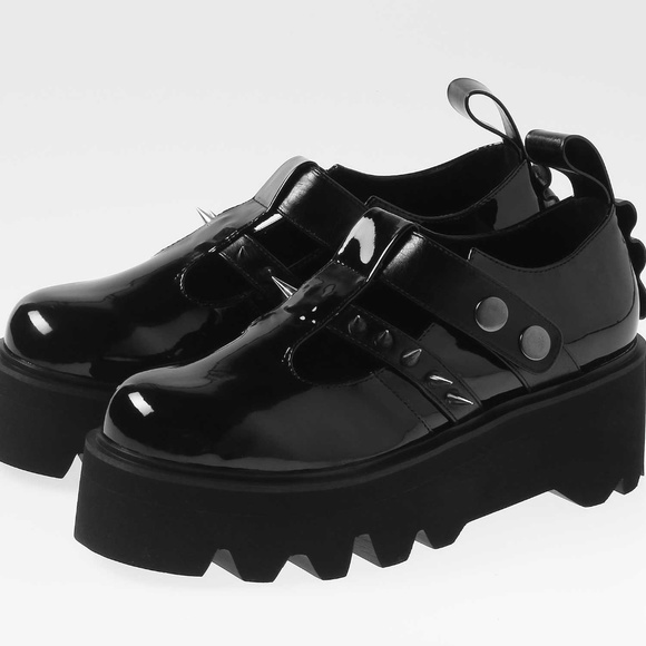 Disturbia Violet Mary Janes Size UK 4 (US 6) - Picture 2 of 4